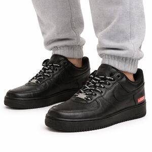 Nike Air Force 1 ($532) Low Supreme Triple Black